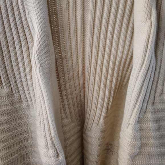 Atelier Delphine Sleeveless Cardigan in a cotton rib knit Cotton Small Cream - Picture 4 of 10